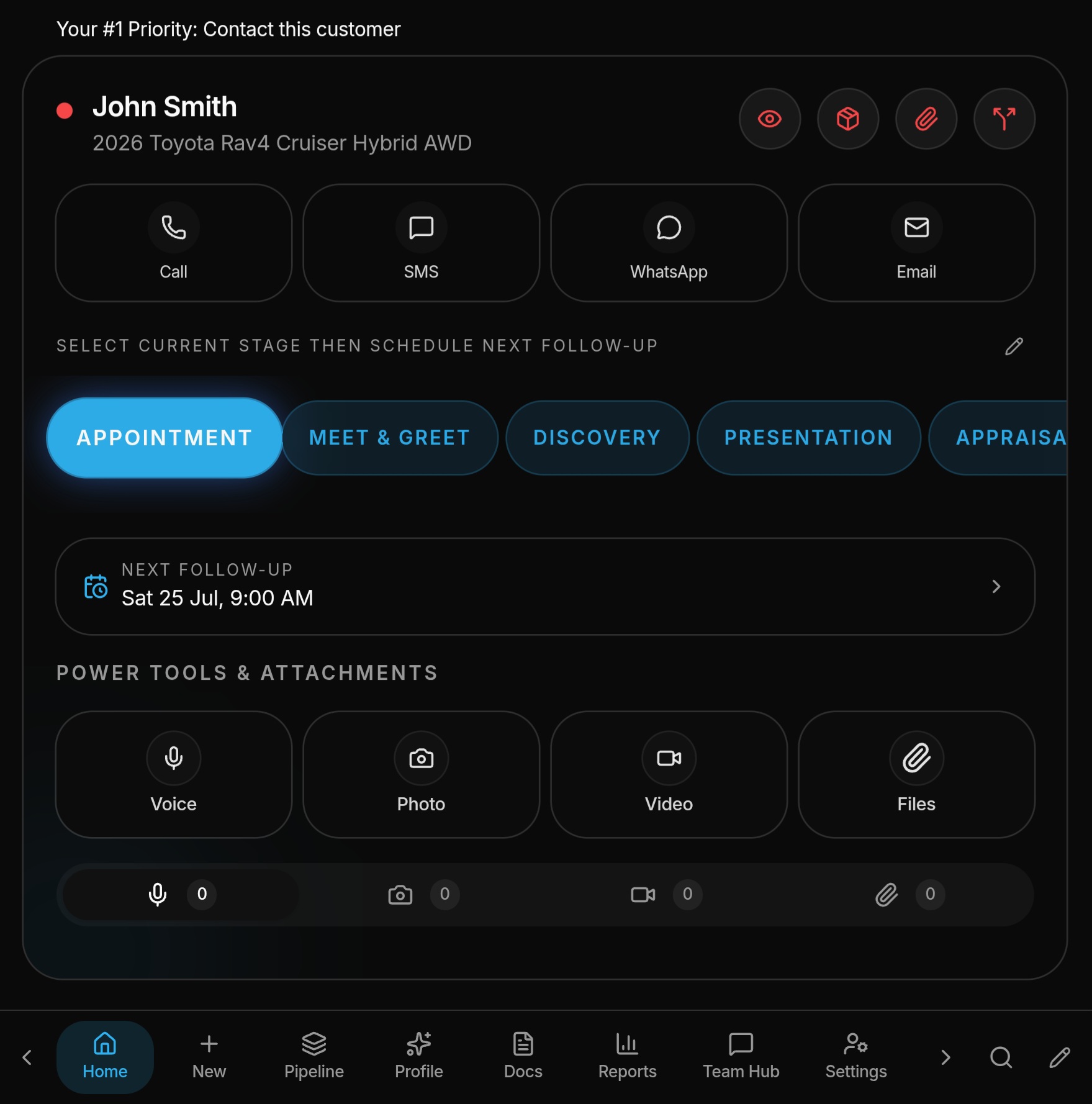 Screenshot slot — #1 Priority screen